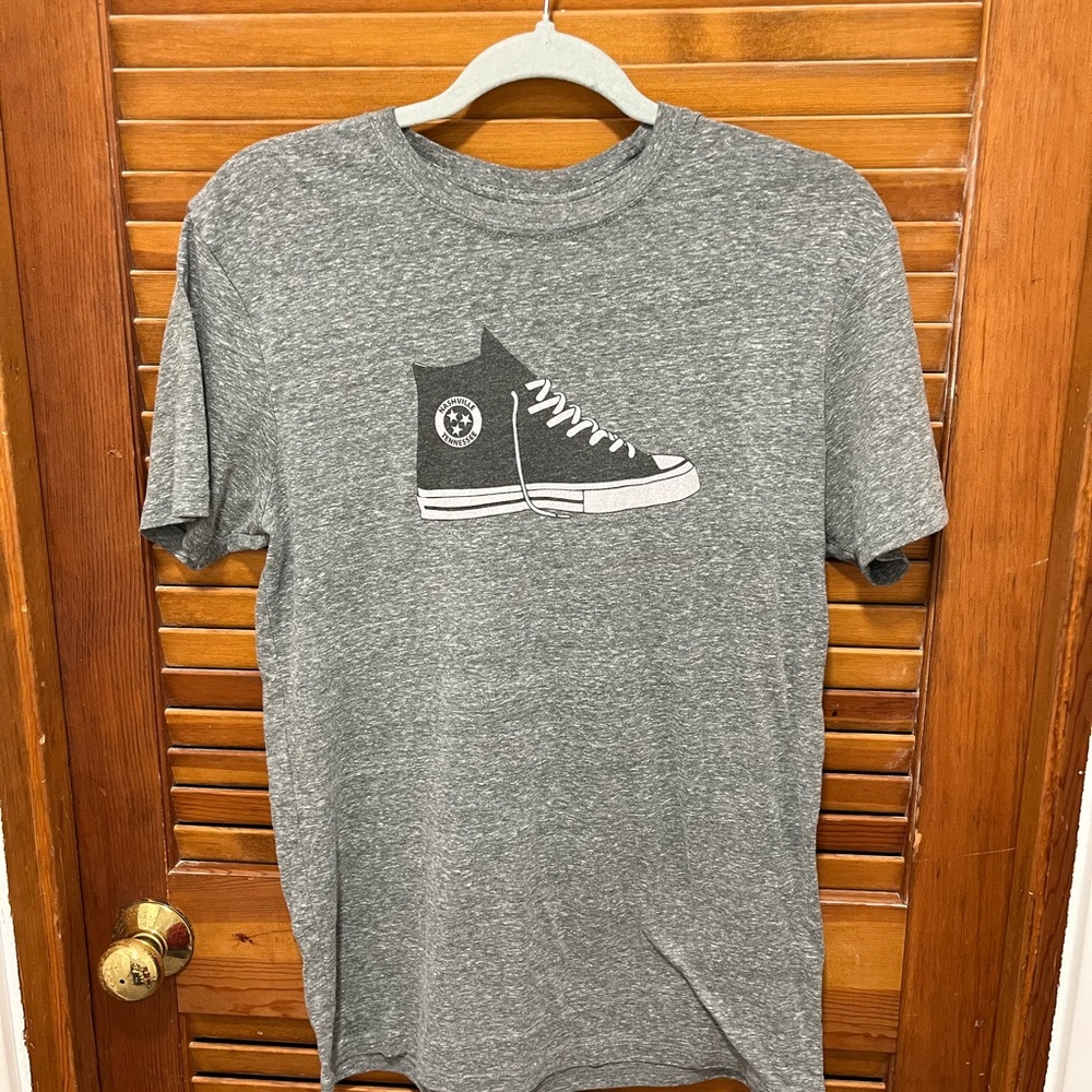 FWD Gray T-Shirt with Sneaker Graphic